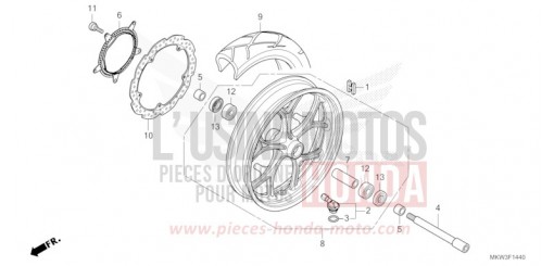 ROUE AVANT NC750XAP de 2023